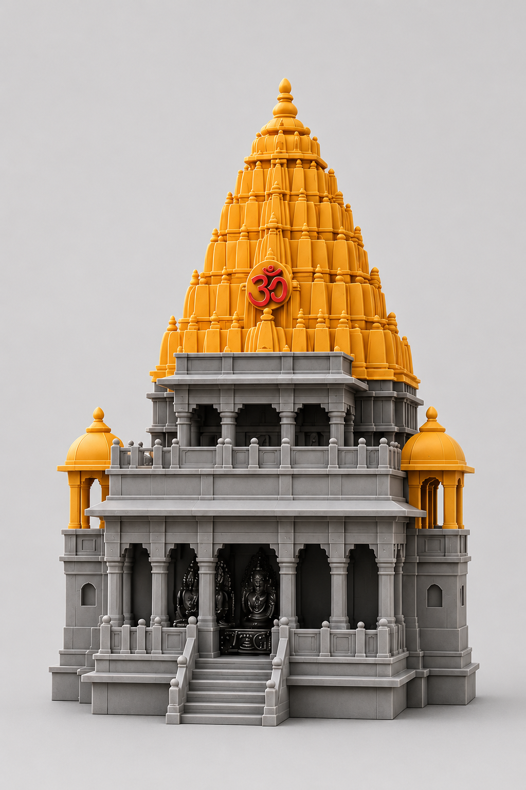 Mahakaleshwar 3D Miniature Temple Model (5 Inch)