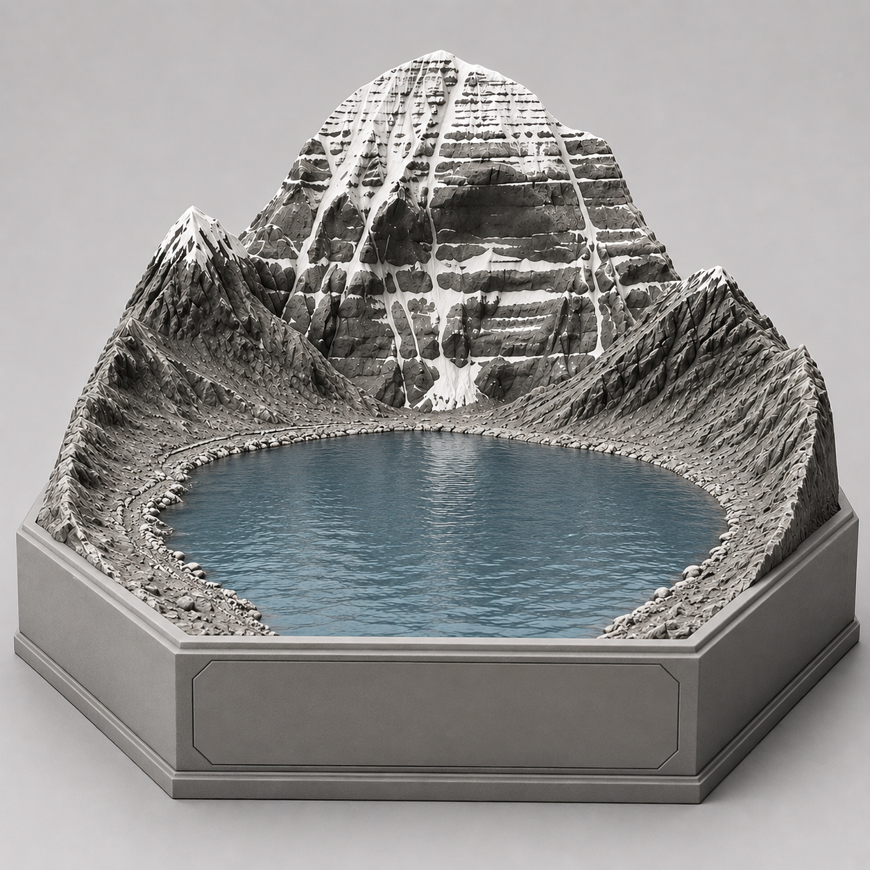 Kailash mansarovar miniature scale model (5 inch)